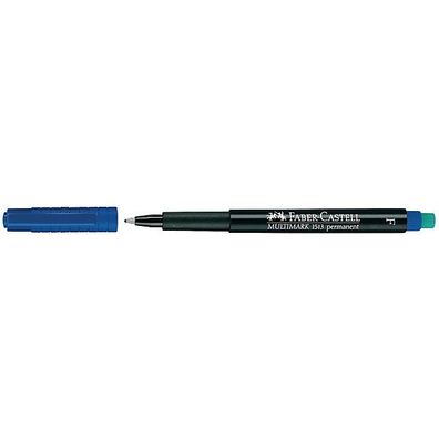 OHP-Stift Faber-Castell 151351 Multimark F, wasserfest, 0,6mm, blau