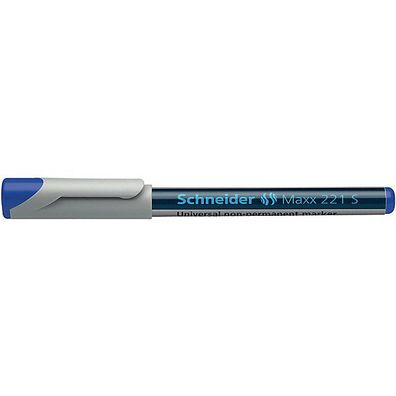OHP-Stift Schneider Maxx 221S, wasserlöslich, Strichstärke: 0,4mm, blau