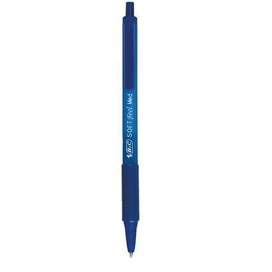 Kugelschreiber BIC 8373982 Softfeel, Strichstärke: 0,4mm, blau