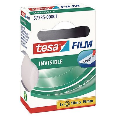 Klebefilm Tesa tesafilm 57335, matt unsichtbar, 19mmx10m