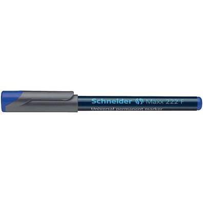 OHP-Stift Schneider Maxx 222F, wasserfest, Strichstärke: 0,7mm, blau