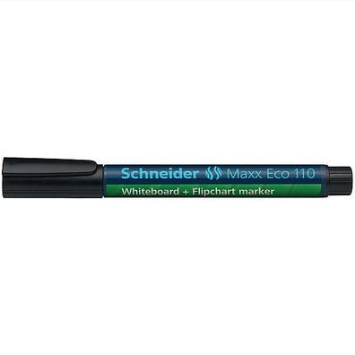 Boardmarker Schneider Maxx Eco 110, Rundspitze, Strichstärke: 1-3mm, schwarz