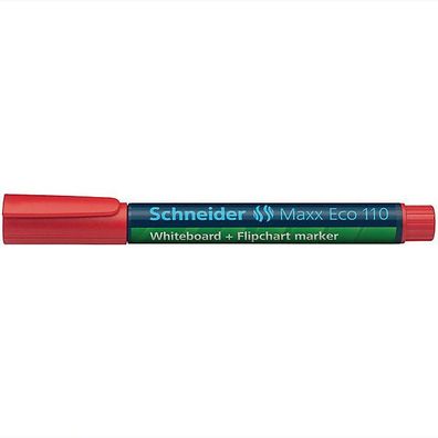 Boardmarker Schneider Maxx Eco 110, Rundspitze, Strichstärke: 1-3mm, rot