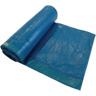 Müllbeutel, Maße: 70 x 110cm, Volumen: 120 Liter, blau, 25 Stück