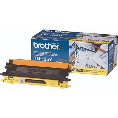 Toner Brother TN-135Y, Reichweite: 4.000 Seiten, gelb