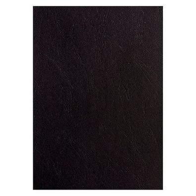 Einbanddeckel Pavo 8011124, A4, Lederstruktur, schwarz, 100 Stück