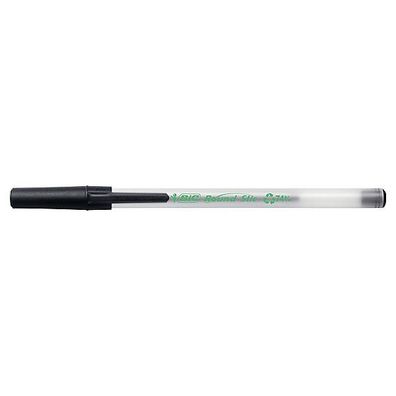 Kugelschreiber BIC 893239 ECOlutions Round Stic, Strichstärke: 0,4mm, schwarz