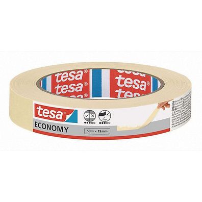 Kreppband Tesa 5286, 19mm x 50m