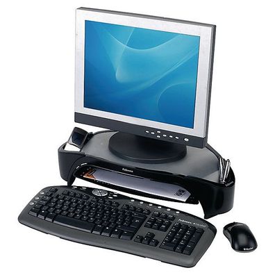 Monitorständer Fellowes 8020801 Smart Suites Plus, Tragfähigkeit bis 10kg, schwarz