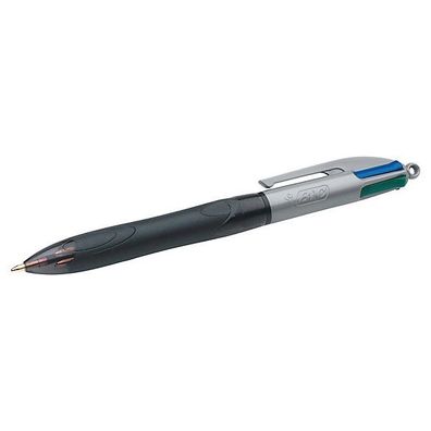 4-Farbkugelschreiber BIC 8922931, 4 Colours Grip Pro, Strichstärke: 0,4mm