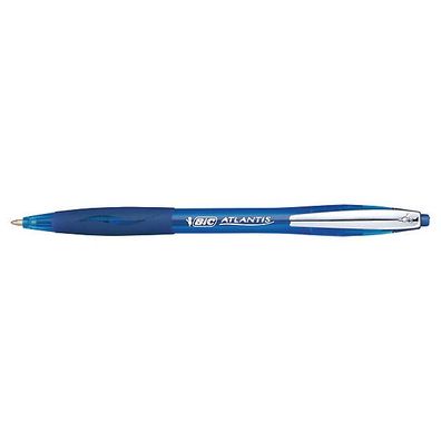 Kugelschreiber BIC 902132 Atlantis Premium, Strichstärke: 0,4mm, blau