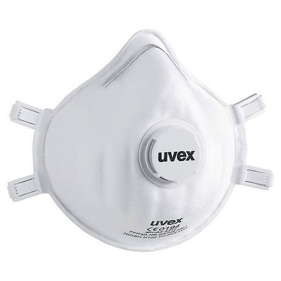 Atemschutzmaske uvex 2310, Typ: FFP3, mit Ventil, 15 Stück
