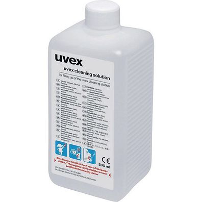 Reinigungsfluid uvex 9972.100, fér Brillenreinigungsstation, Inhalt: 0,5 Liter