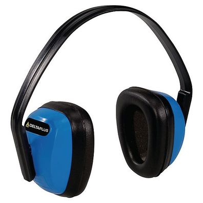 Kapselgehörschutz Delta Plus SPA3BL , 28dB, mit Kopfbégel, blau/ schwarz