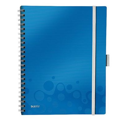 LEITZ WOW BE MOBILE Notebook PP COVER A4 Squared 5X5 BLUE