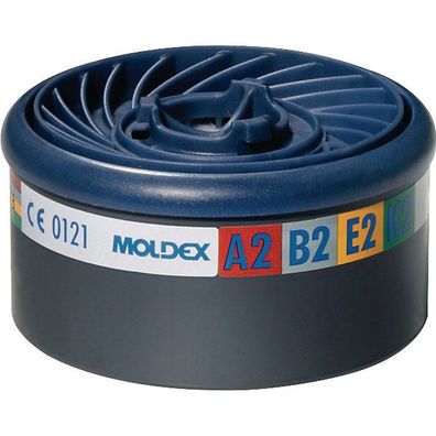 Gasfilter Moldex EasyLock 980001, Typ A2B2E2K2, 8 Stück