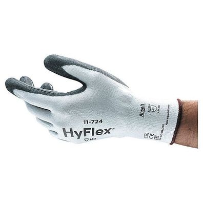 Schnittschutzhandschuhe HyFlex 11-724, Größe 9, schwarz/ weiß, 1 Paar
