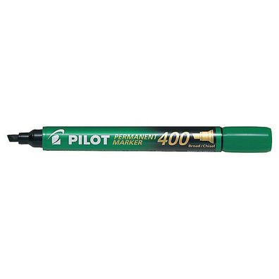 Permanentmarker Pilot SCA-400-G, Keilspitze, Strichstärke: 4mm, grün
