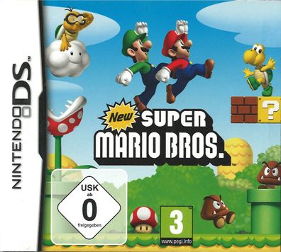 New Super Mario Bros. Nintendo DS DS Lite DSi 3DS 2DS - Ausführungen: ...