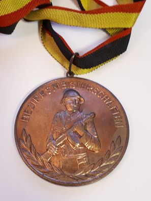 DDR Medaille Militärischer Kampfsport Bezirksmeisterschaften