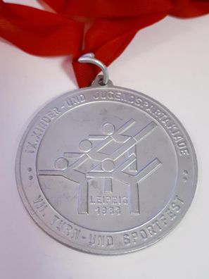 DDR Medaille SG Dynamo Berlin Hohenschönhausen VII. Turn-und Sportfest Leipzig 1983