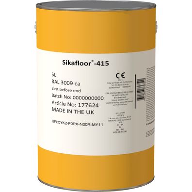 Sika® Sikafloor®-415 5 Liter telegrau 4 RAL 7047