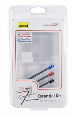 Full Pack L3 Essential Kit - Logic 3 N3D650 - (Nintendo 3DS Hardware / Set / Pack)