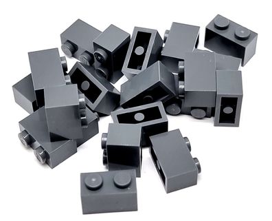 LEGO Nr-4211088 Grundbaustein 1x2 dunkelgrau / 20 Stück