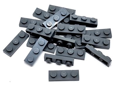 LEGO Nr-4211429 Platte 1x3 dunkelgrau / 20 Stück