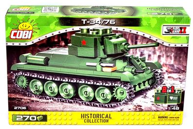 COBI World War II SET 2706 Panzer / Tank T-34-76