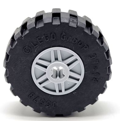 LEGO Nr-35578 technic Gummi Reifen mit Felgen rad 37x14 / 1 Stück