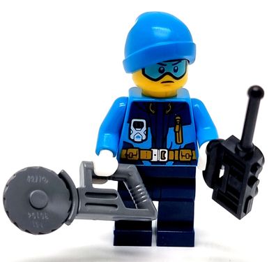 LEGO City Figur Erik Eisforscher mit Ausrüstung