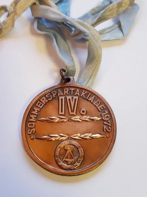 DDR Medaille IV. Sommerspartakiade 1972