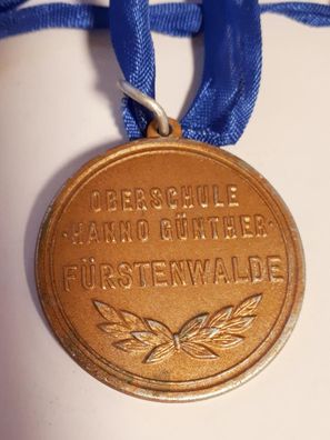 DDR Medaille Oberschule Hanno Günther Fürstenwalde