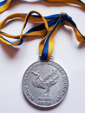 Medaille World Championship between Policemen Sambo Kyiv 1997