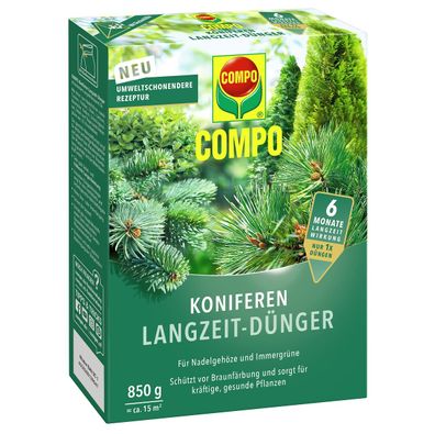 COMPO Koniferen Langzeit-Dünger - 850 g für ca. 15 m²