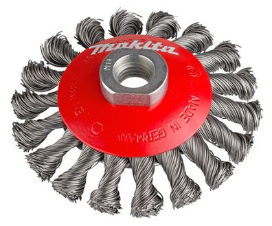 Makita® Zubehör Stahldrahtkegelbürste 100 mm - P-04494