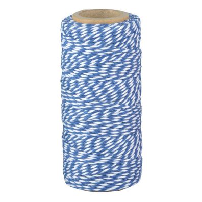 Esschert Design Bindfaden Blau & Weiß ca. 55 Meter aus Baumwolle