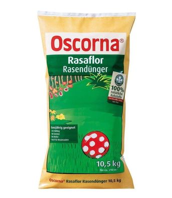 Oscorna® Rasaflor Rasendünger 10,5 kg für ca. 210 m²