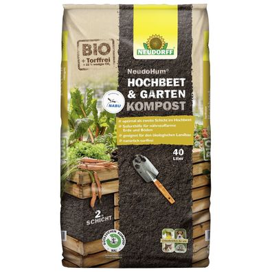 Neudorff® NeudoHum® Hochbeet- & Garten Kompost torffrei - 40 Liter