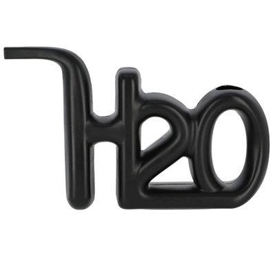 Esschert Design Gießkanne H20 Schwarz 1,15 Liter - Kunststoff