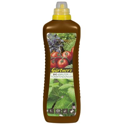 gpi Gärtner´s Biogarten Bio Kräuter + Tomatendünger 1 Liter