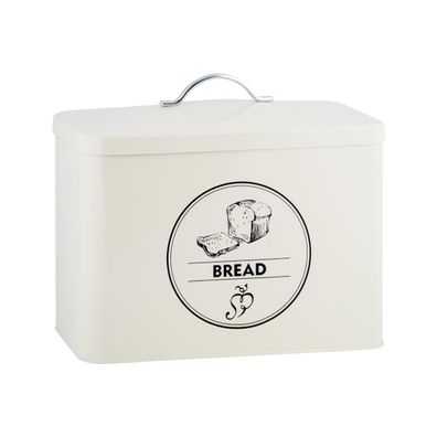 Esschert Design Retro Brot Vorratsdose Cremeweiß - Metall