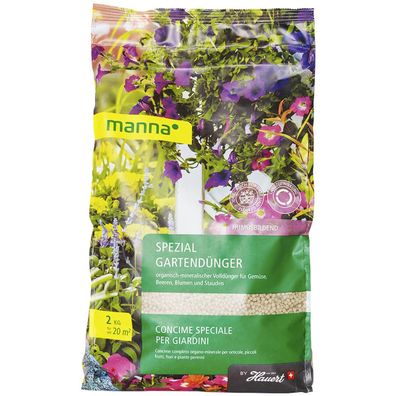 Manna Spezial-Gartendünger 2 kg für ca. 20 m²