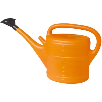 Geli Gießkanne Orange 10 Liter mit Aufsteckvorrichtung - Kunststoff
