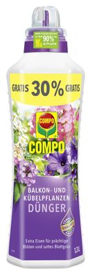 COMPO Balkon- und Kübelpflanzendünger 1,3 Liter