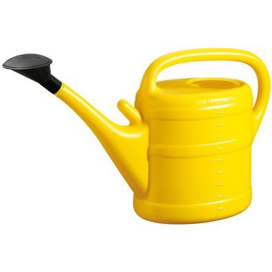 Geli Gießkanne Gelb 10 Liter mit Aufsteckvorrichtung - Kunststoff