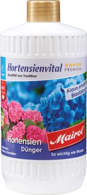 Mairol® Hortensienvital Flüssigdünger Liquid - 1 Liter für 50 Liter