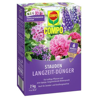 COMPO Stauden Langzeit-Dünger - 2 kg für ca. 35 m²