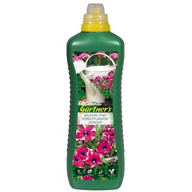 gpi Gärtner´s Blumenpflege Balkon- und Kübelpflanzendünger 1 Liter
